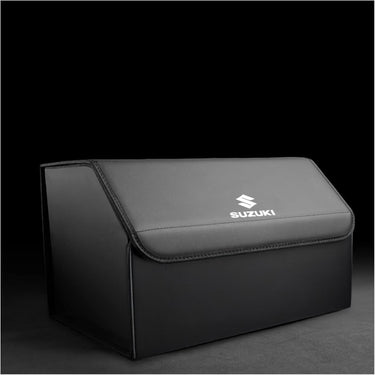 Foldable Car Trunk Organizer With 2 Compartments For Toyota Honda Suzuki Kia Hyundai & More Brands